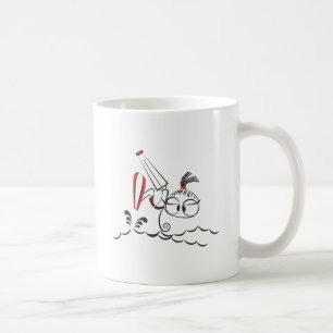 Kitesurfing Puppe Kaffeetasse