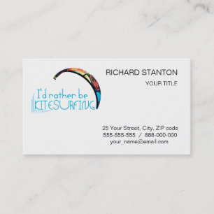 Kitesurfing Visitenkarte