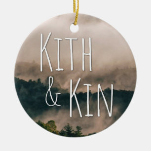 Kith & Kin Logo-Ornament Keramik Ornament