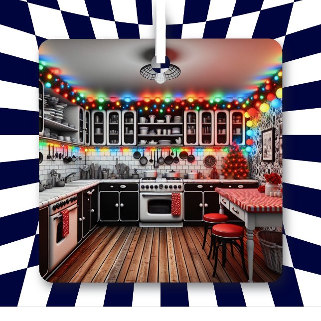 Kitsch Kitchen Weihnachten Personalisiert Ornament Aus Metall (Von Creator hochgeladen)