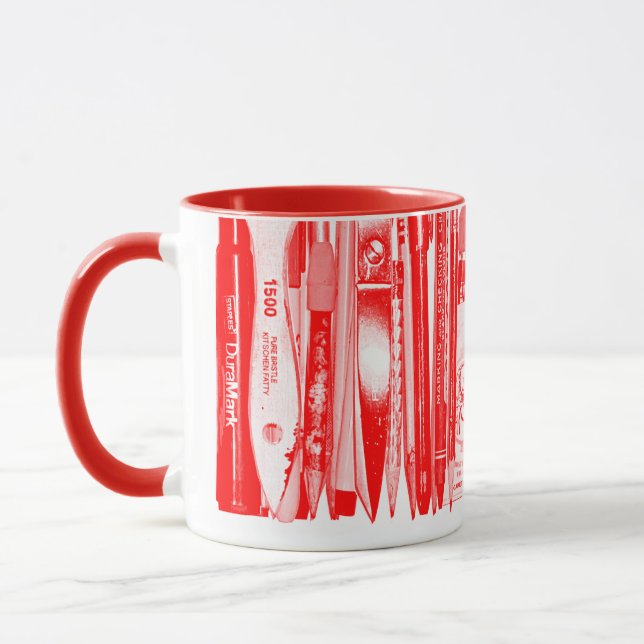 Kitschen Fatty Desk Tasse Diner Red (Links)