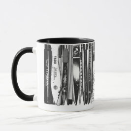 Kitschen Fatty Desk Tasse Slick Black