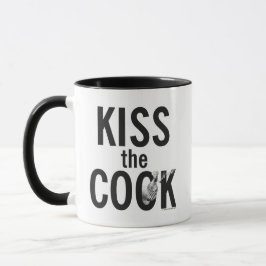 Kitschen Fatty Kiss the Cook Mug Slick Black