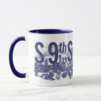 Kitschen Fatty S 9th St Mug Deli Blau Tasse