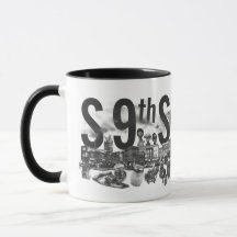 Kitschen Fatty S 9th St Mug Slick Noir
