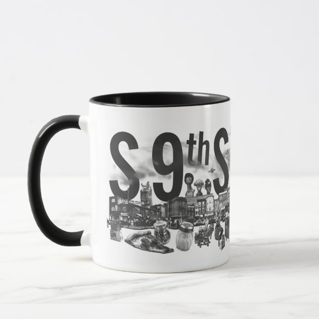 Kitschen Fatty S 9th St Mug Slick Noir (Gauche)