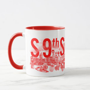 Kitschen Fatty S 9th St Tasse Diner Rot