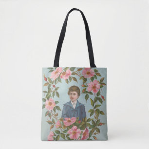 Kitschige antike deutsche Valentinskarte, 1884 Tasche