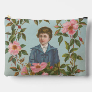 Kitschige antike deutsche Valentinskarte, 1884 Zubehörtasche