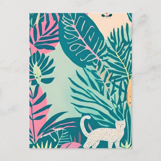 kitschige Postkarte (Vorderseite)