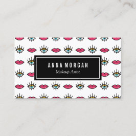 Kitschy Eyes & Lips Makeup Artist Visitenkarte