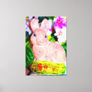 Kitschy Kaninchen Leinwanddruck