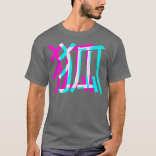 Kitsune Fo Japanese Glitch Anime Aesthetic Damwa T-Shirt
