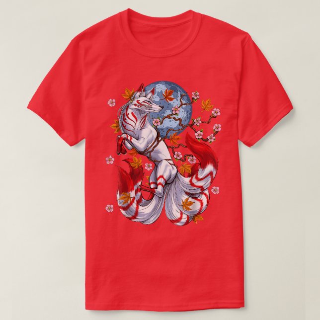 Kitsune Fos Japanese Nine Tweds Fos Cherrys Bloss T-Shirt (Design vorne)