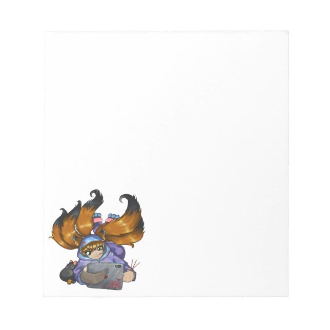 Kitsune Life Notizblock (Vorderseite)