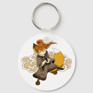 Kitsune Samurai Schlüsselanhänger