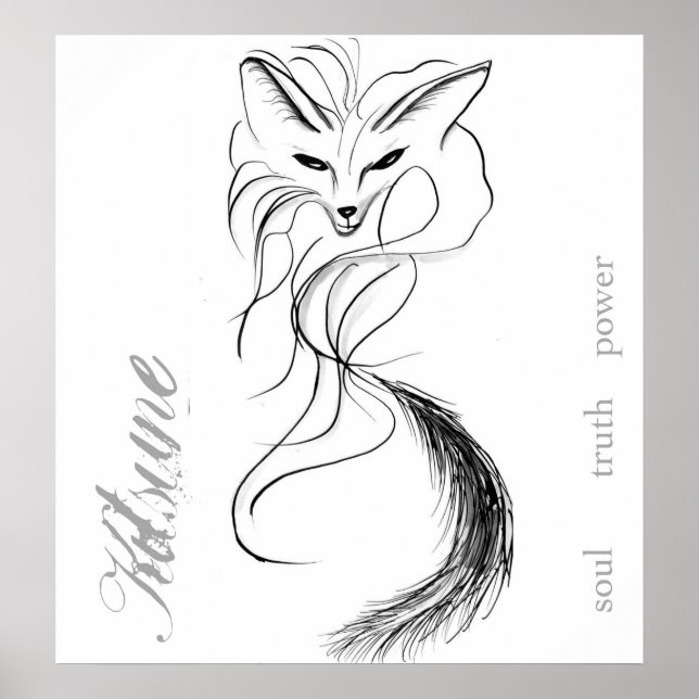 Kitsune Spirit Poster (Vorne)