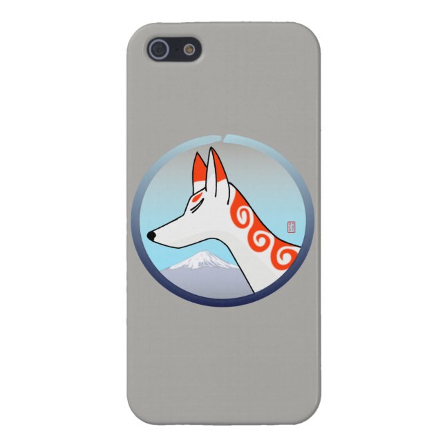 Kitsune (übernatürlicher Fox) Telefon-Kasten iPhone Hülle (Hinten)