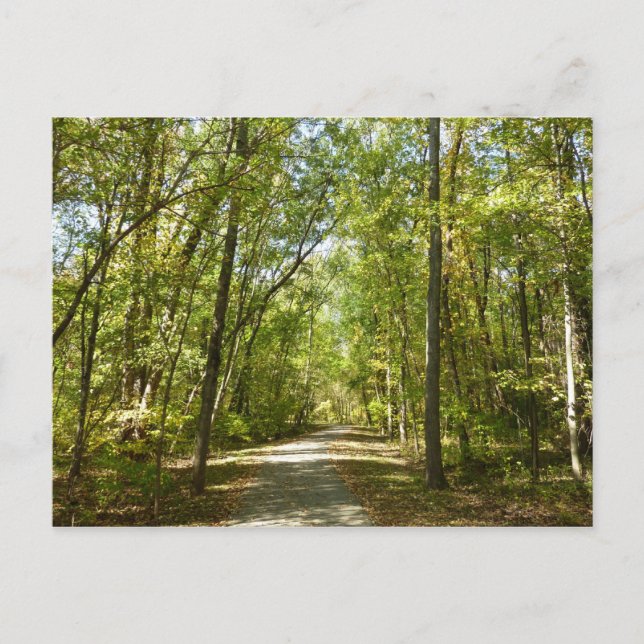 Kittamaquandi-Lehrpfad in Columbia Maryland Postkarte (Vorderseite)