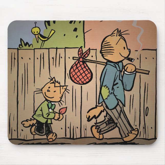 Kitteh et tapis de souris de pépin (Devant)