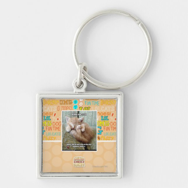 Kitteh Regel #231 Schlüsselanhänger (Vorne)