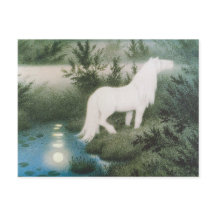 Kittelsen Der Hals als weißes Pferd CC0823