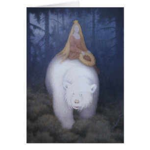 Kittelsen King Valemon L'ours blanc Carte