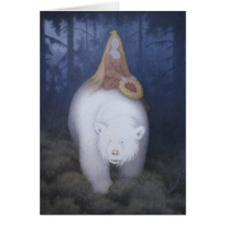 Kittelsen King Valemon L'ours blanc Carte