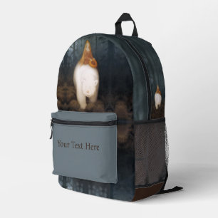 Kittelsen - White-Bar King Valemon Bedruckter Rucksack