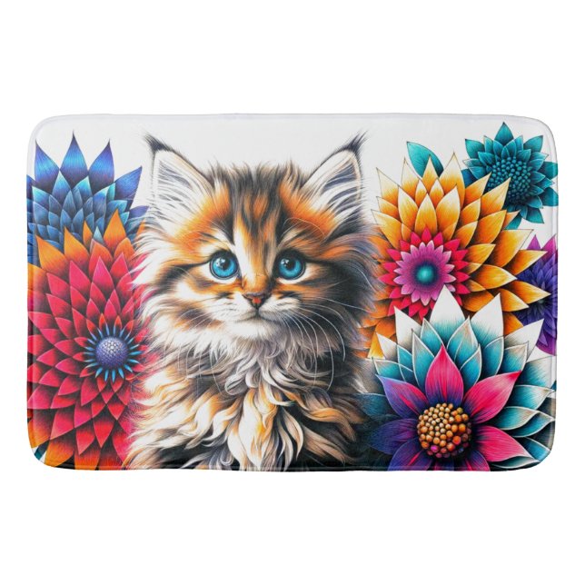 Kitten Art Badematte (Vorderseite)