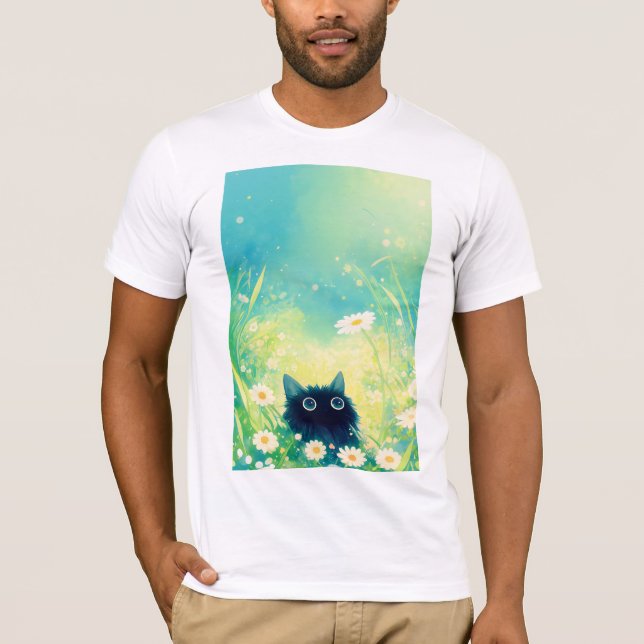 Kitten Blume Retreat T-Shirt (Vorderseite)