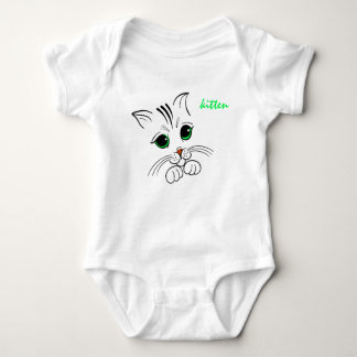 Kitten-Body Baby Strampler