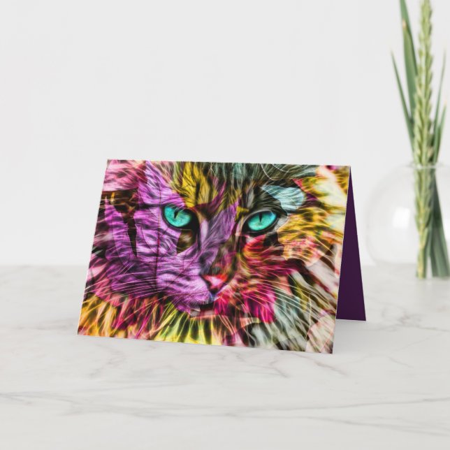 Kitten Cat Künstlerisch Design (Vorderseite)