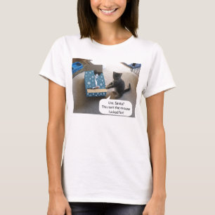 Kitten Christmas Surprise Longsleeve T - Shirt
