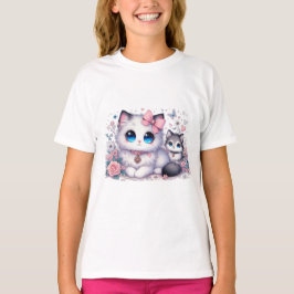 Kitten Cuteness Overload: funkelnde Mit Augen Katz T-Shirt