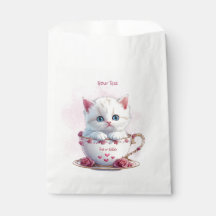 Kitten en Coupe Fleurs roses Favoriser les sacs