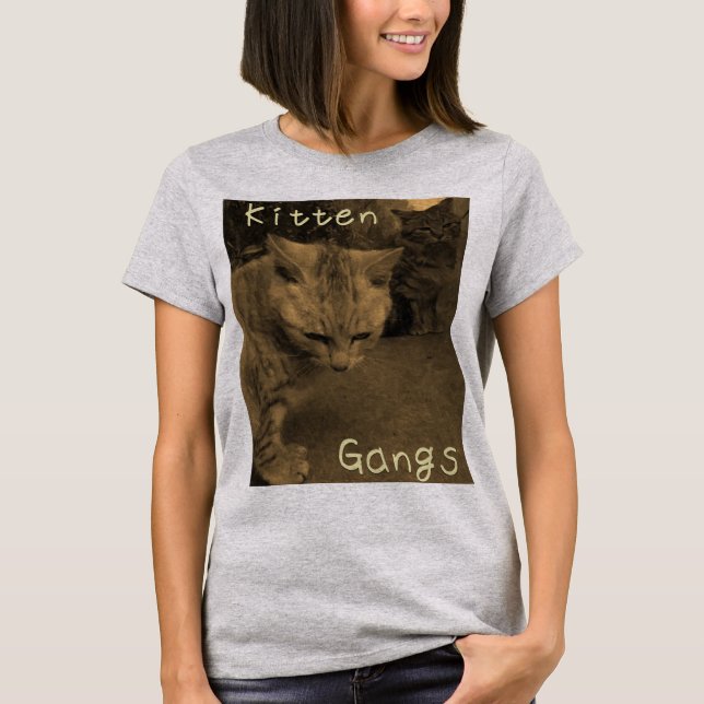 Kitten gangs T-Shirt (Vorderseite)