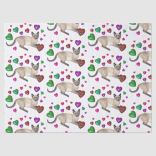 Kitten Hearts Tissue Seidenpapier