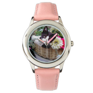 Kitten in a Basket Armbanduhr