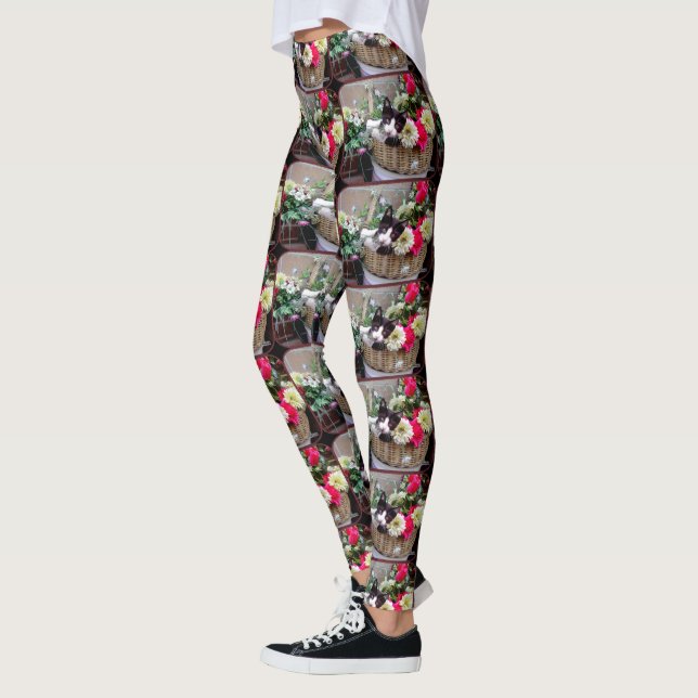 Kitten in a Basket Leggings (Links)