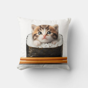 Kitten in the Sushi Kissen