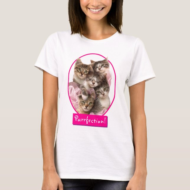 Kitten in Tutus T-Shirt (Vorderseite)