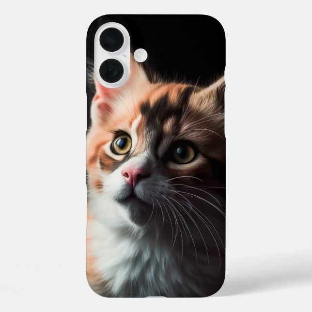 Kitten iPhone 16 Plus Hülle (Rückseite)