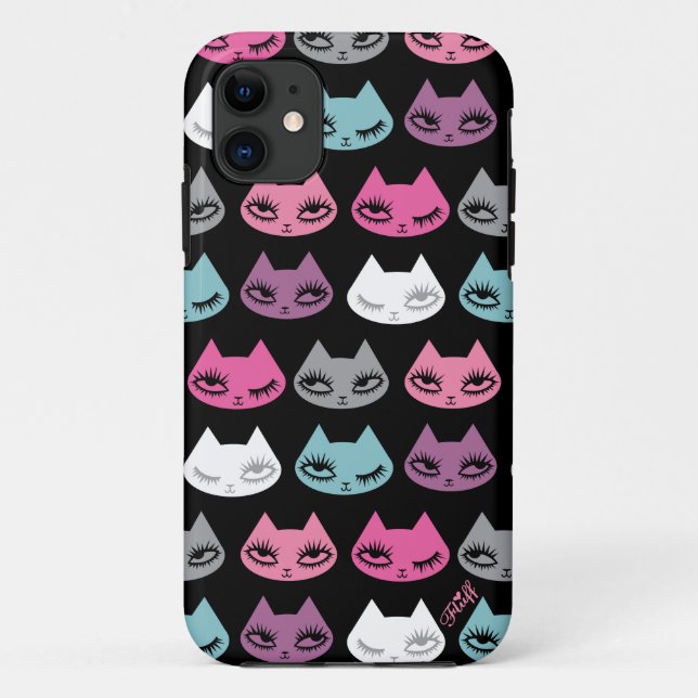 Kitten Iphone Case von Fluff (Rückseite)