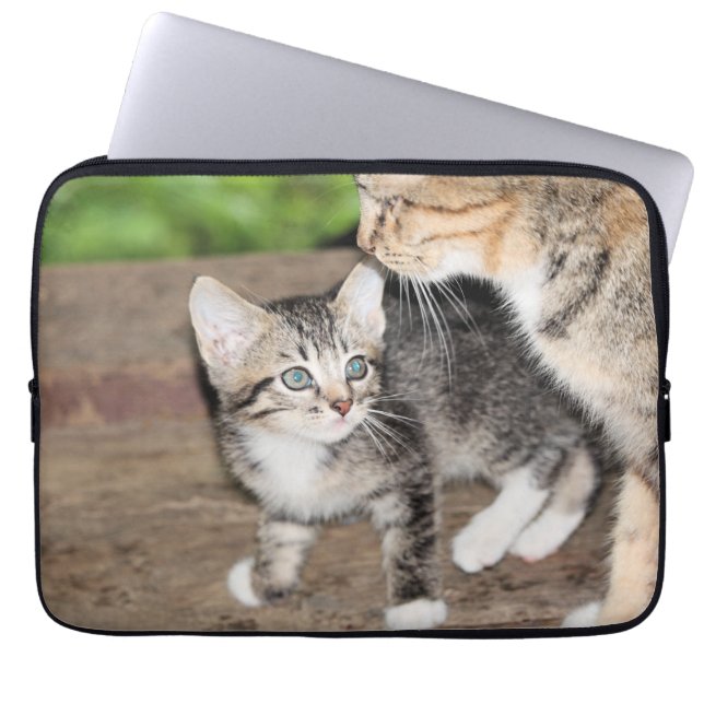 Kitten Laptopschutzhülle (Vorderseite)