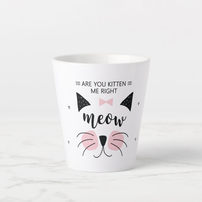 Kitten mir rechts Meow Milchtasse (Vorderseite)