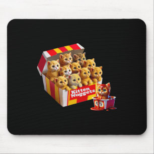 Kitten Nuggets Cat Lover Geschenk Puppe Hühnchen N Mousepad
