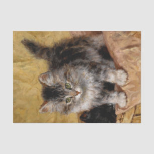 Kitten Painting Henriette Ronner-Knip (1821-1909) Seidenpapier