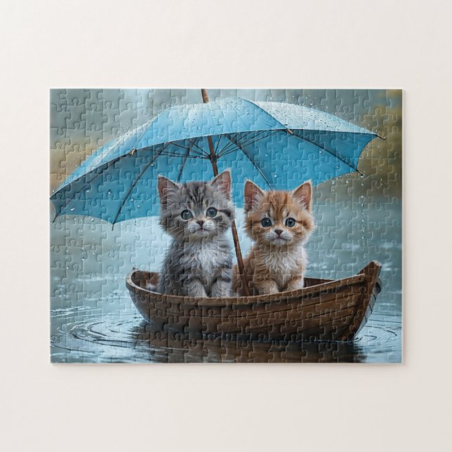 Kitten Photo Puzzles Kitten Art Internet Jigsaw Pu (Horizontal)