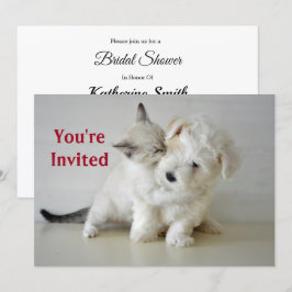 Kitten Puppy Bridal Dusche Einladung